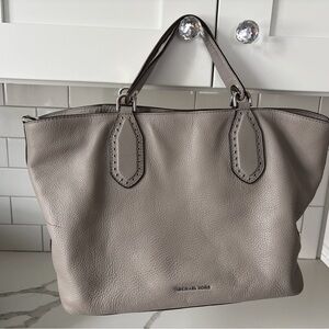 Michael Kors Taupe Leather Tote